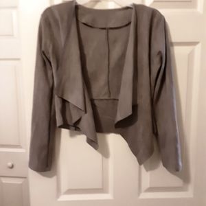 Bolero style crop jacket NWOT